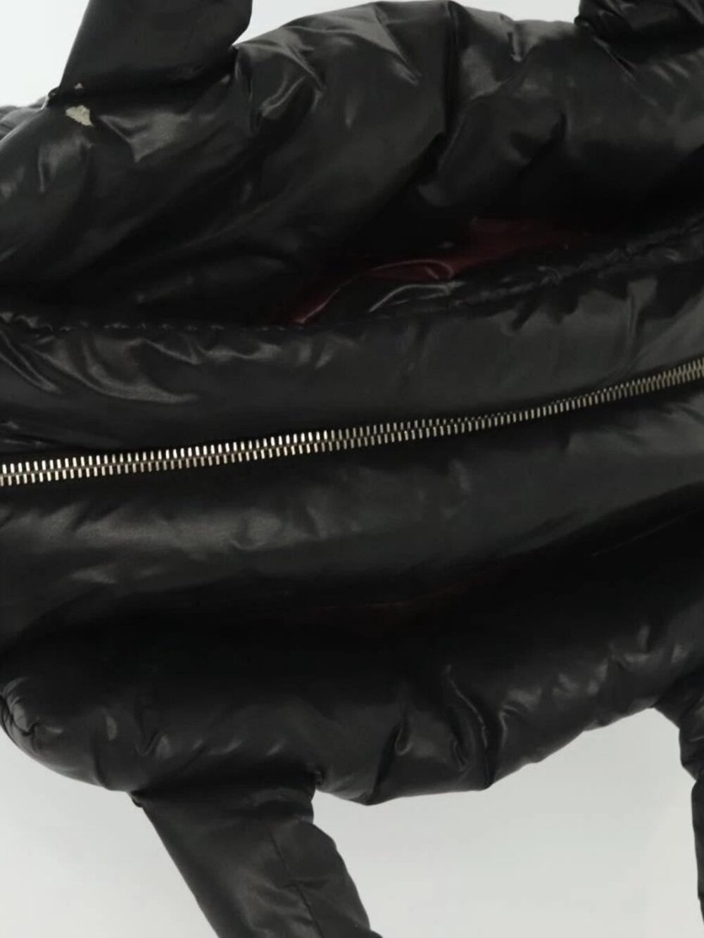 CHANEL Cococoon Hand Bag Nylon Black Silver CC Auth BA5555 - Picture 6 of 15